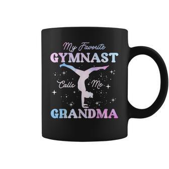 My Favorite Gymnast Calls Me Grandma Gymnastics Grandma Coffee Mug - Monsterry
