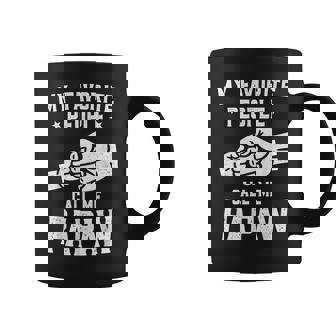 My Favorite People Call Me Papaw Fist Bump Papaw Coffee Mug | Seseable FR