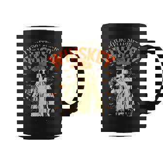 My Favorite Spirit Is Whiskey Halloween Cowboy Ghosts Coffee Mug - Seseable