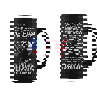 My Favorite Veteran Is My Grandma Veterans Day Military Coffee Mug | Seseable UK