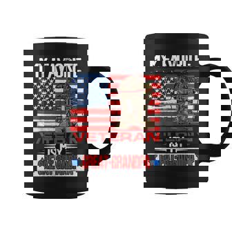My Favorite Veteran Is My Great-Grandpa Military Grandfather Coffee Mug - Monsterry