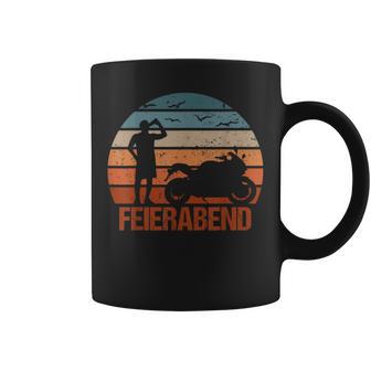 Feierabend Motorrad Bikerpruchatertag Lustiges Tassen - Geschenkecke