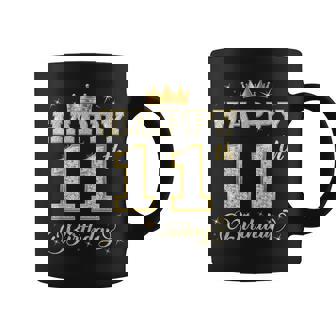 Feliz Cumpleaños 11 Años 11 Años Niños Niñas Fiesta De Cumpleaños Taza de café - Regaloses