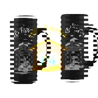 Feliz Navidad Nacimiento De Niño Dios En El Establo Taza de café - Regaloses