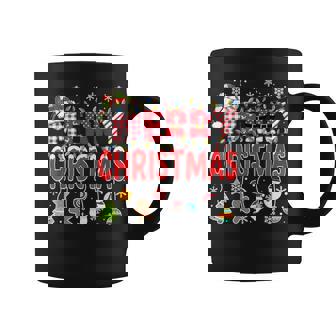 Feliz Navidad Rojo Papá Noelombrero 2025 Navidad Familiar A Juego Taza de café - Regaloses