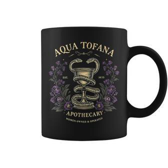 Feminist Snake Serpent Aqua Tofana Poison Globet Women Coffee Mug - Monsterry