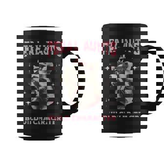 Feral Aunts Build Character Possum Cool Aunts Club Coffee Mug - Monsterry