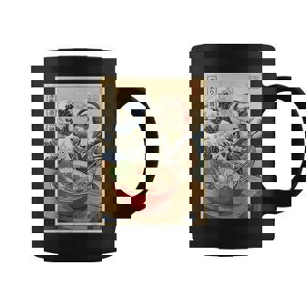 Ferret Lindo Kawaii Japonés Gamer Divertido Ramen Retro Taza de café - Regaloses