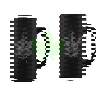Feuille De Cannabis Graphique Cadeau Marijuana Tasse - Cadeauxyz