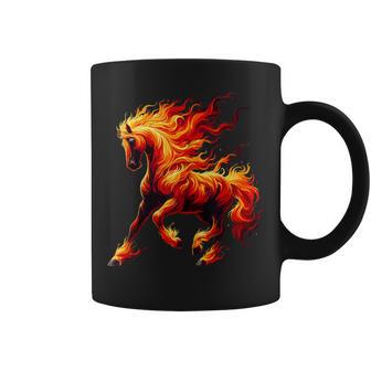 Fire Horse Animal Horse Coffee Mug - Thegiftio UK