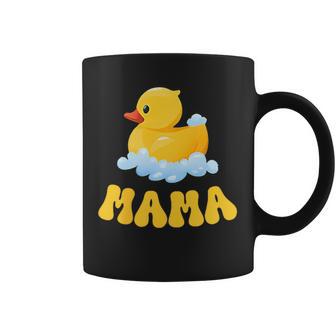 First Birthday Boys Girls Mama Rubber Duck Family Matching Coffee Mug | Seseable CA
