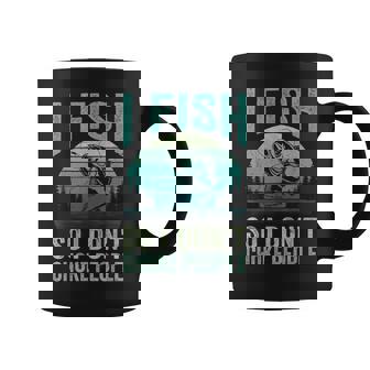 I Fish So I Don't Choke People Sayings Fishing Coffee Mug | Mazezy