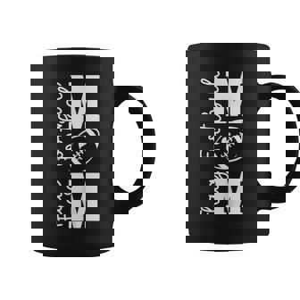 Flag Football Mom Of A Flag Football Player Mother Coffee Mug | Seseable UK