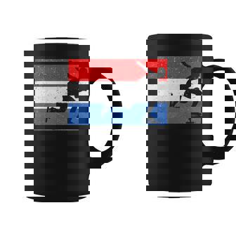 Flag Of The Netherlands Speed Skating T-Shirt Coffee Mug | Mazezy