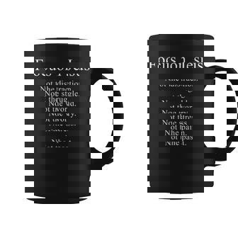 Focus On Jesus – Christian Faith Inspirational Reminder コーヒーマグ - Kawaiitshirt