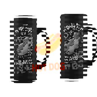 Food Lovers I Did The Math Answer Is Hotdog Coffee Mug | Mazezy