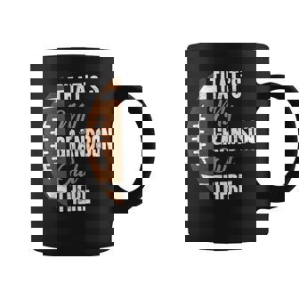 Football Grandpa That's My Grandson Out There Football Fan Coffee Mug - Thegiftio