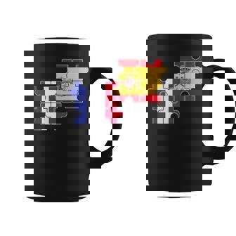 France Espagne Drapeau Espagnol Tasse - Cadeauxyz