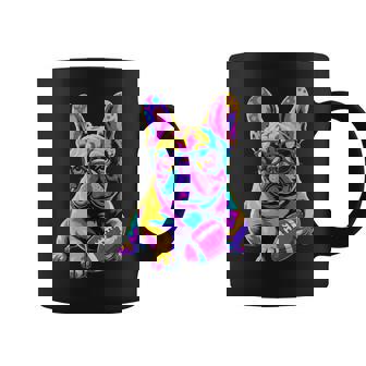 French Bulldog Dog Football Game Day Touchdown Women Coffee Mug | Mazezy