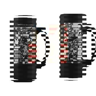 French Bulldog Dog Pop Art USA Flag Shirt July 4th Men Women Coffee Mug | Mazezy