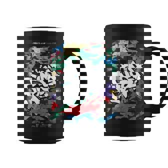 Fresh Hip Hop 80s 90s Old School Camo Rap Urban Slang Coffee Mug | Mazezy