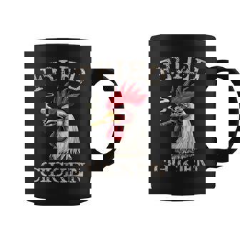 Fried Smoking Chicken 420 Marijuana Graphic Weed Women Coffee Mug - Monsterry