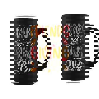 Friends Squad Giving 2025 Autumn Fall Thankful Thanksgiving Coffee Mug - Monsterry