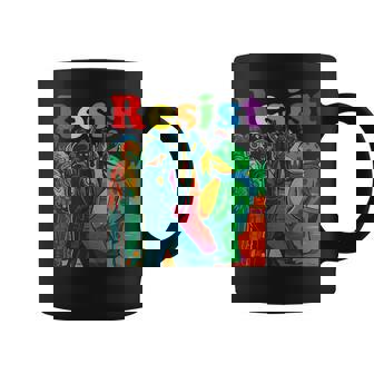 Frogs Resist Portland Frog Protest Vintage Activist Freedom Coffee Mug - Thegiftio