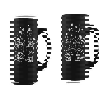Fuck Ice Skeleton Hand Coffee Mug | Mazezy