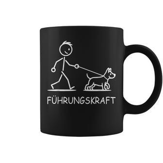 Führungskraft Hund Gassi Gehen Hundebesitzerpruch Tassen - Geschenkecke