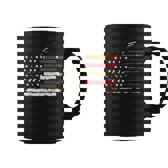 Fun Cigar Smoking Usa American Flag 4Th Of July Smoke Mens Coffee Mug - Thegiftio