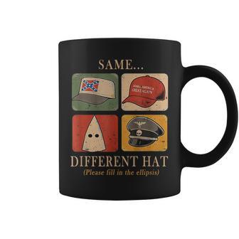 A Fun Puzzle SameDifferent Hat Protest Coffee Mug - Thegiftio UK