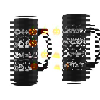 67 Meme Pumpkin Ghost Math Teacher Halloween Costume Coffee Mug | Mazezy