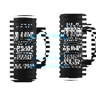 I Get My Attitude From My Freaking Awesome Grandpa Coffee Mug | Seseable FR