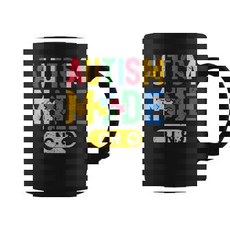 Autism Awareness Autistic Autism Mode On Puzzle Coffee Mug - Monsterry