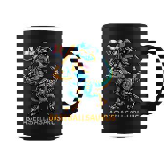 Baseball Dinosaur Baseballsaurus T-Rex Baseball Coffee Mug | Mazezy