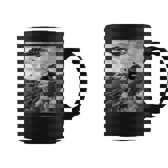 Bearded Dragon Selfie With Alien Ufo Coffee Mug | Seseable FR