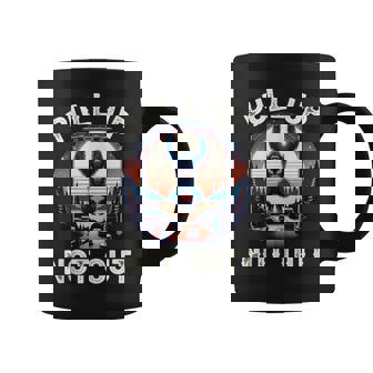 Bigfoot Pull Up Not Out Vintage Retro Fitness Gym Coffee Mug | Seseable CA