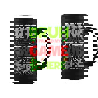 Bruh I Pause My Game To Be Here Christmas Family Boy M Coffee Mug | Mazezy