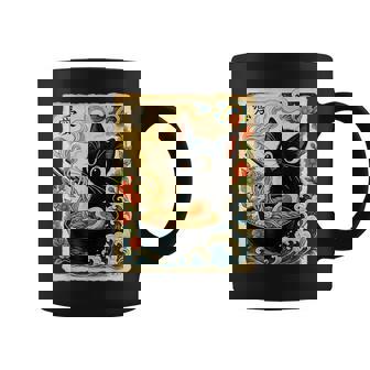 Cat Ramen Japanese Noodles Kawaii Anime Kitten Kitty Coffee Mug | Seseable FR