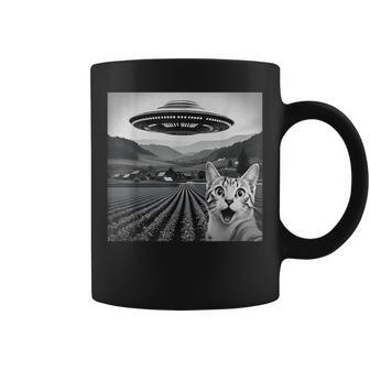 Catelfie Ufo Uap Aliens Extraterrestreisitación Taza de café - Regaloses