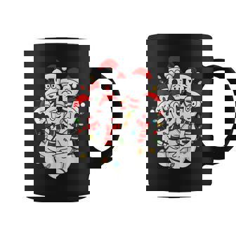 Christmas Bowling Santa Bowling Pins Team Boys Coffee Mug | Seseable UK