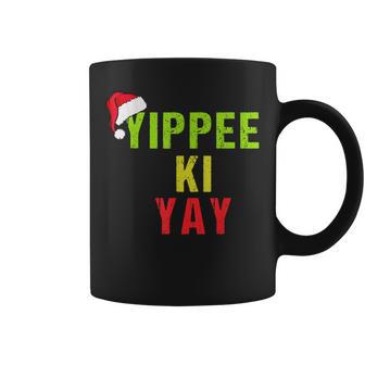 Christmas Sweater Yippee-Ki-Yay Christmas Xmas Coffee Mug | Mazezy