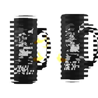 Dabbing Duck Bruh Bro Dab Meme Humor Rubber Ns Boys Coffee Mug - Monsterry