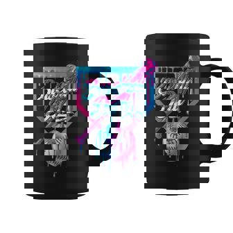 Dad Dada Fathers Day Baseball Ice Cream Drip Birthday Coffee Mug | Seseable UK