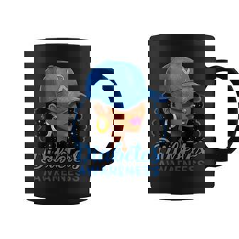 Diabetes Awareness Month Black Women Coffee Mug | Mazezy