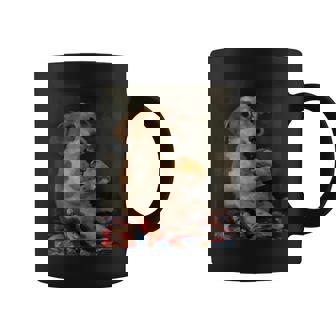 Dog Eating Taco With Hot Sauce Coffee Mug - Monsterry