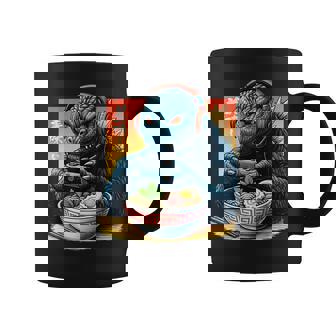 Eating Ramen Japanese Monster Game Lover Birthday Coffee Mug - Monsterry