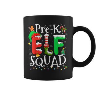 Elf Squad Pre-K Teacher Christmas Child Xmas Coffee Mug - Monsterry