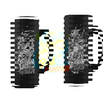 Fathers Day Vintage Fishing Reel Cool Pawpaw Coffee Mug - Monsterry